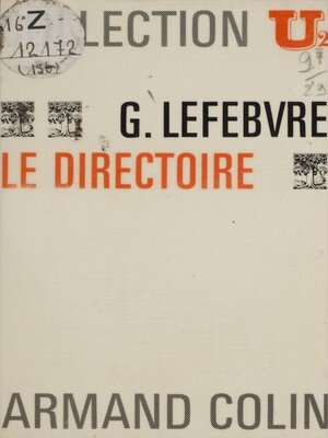 cover image of Le Directoire